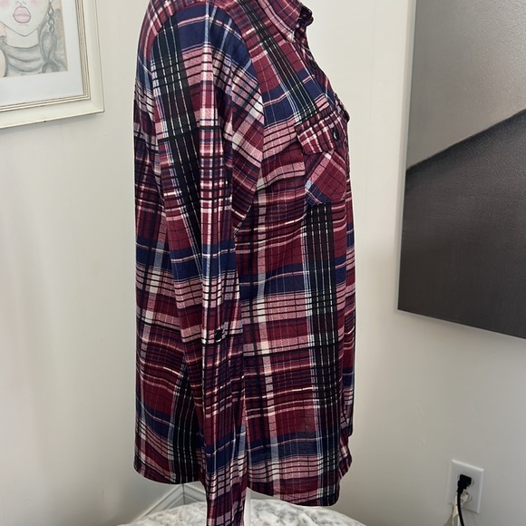Women’s R n B Flannel Plaid Shirt Size XL - Picture 6 of 12